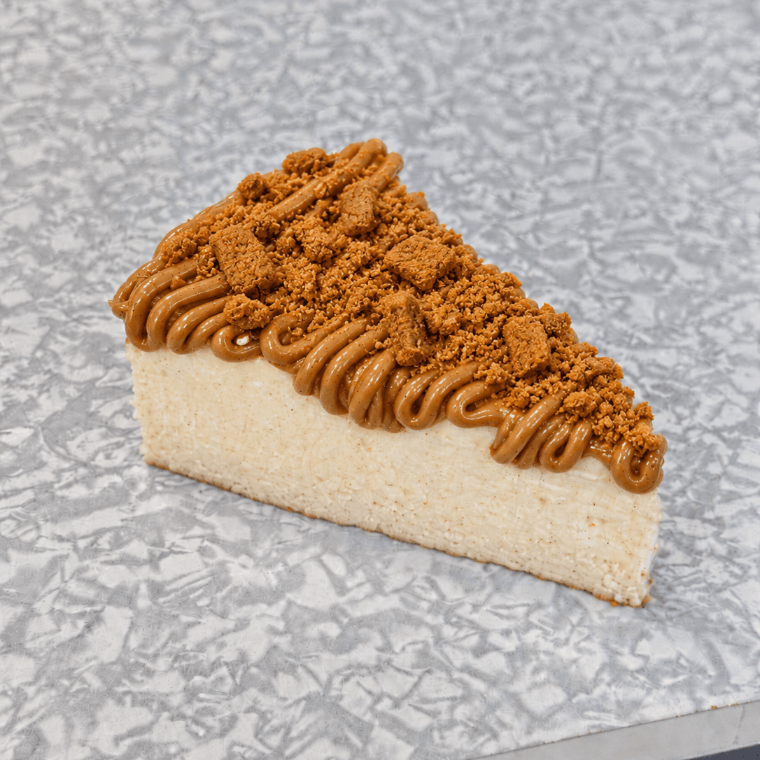 Porción Tarta de Queso con Cobertura Lotus