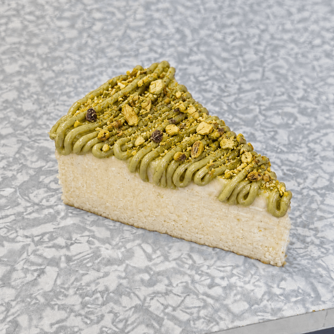 Porción Tarta de Queso con Pistacho Natural